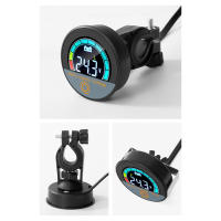 Voltímetro Circular Digital DC8-100V Impermeable Monitor De Capacidad De Batería Medidor De Tensión Para Coche Indicador De Nivel De Batería - details 12