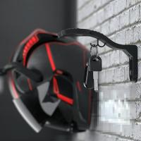 Gancho De Pared Para Casco De Motocicleta Soporte De Almacenamiento Montado En La Pared Estante De Exhibición Para Cascos Material De Nylon - details 12