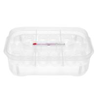 Caja De Incubador Para Huevos De Reptiles 12 Compartimentos Caso De Cría De Lagartos Y Serpientes En Plástico ABS - details 4