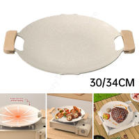 Plato De Barbacoa Coreana Antiadherente Para Camping Y Grill De Exterior Placa De Cocina Para Carne Frying Pan Asador Placa De Barbecue - details 14