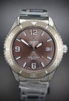 buceo solar hombre Orient Kamasu Copper RA-WJ0004Y 39.9mm 200m WR cristal de zafiro - details 3
