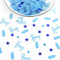 Confeti Azul Y Rosa Para Baño De La Madre Decoraciones DIY Para Fiesta De Cumpleaños De Bebé Niño Y Niña Descubrimiento Del Género Paquete De 15g - details 3