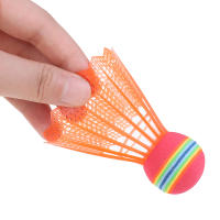 12 PCS Juego De Badminton Con Cabezas De EVA Arco Iris Y Plumas De Pato Clase a Nylon Para Juegos Deportivos - details 7