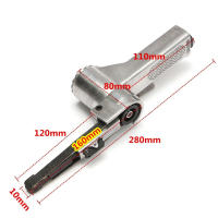 Bricolaje Herramienta De Lijado Pneumática 3/8" Air Belt Sander Con Manguera De Aire Para Máquina De Trabajo En Ángulo Set De Lijadores 16000RMP - details 2