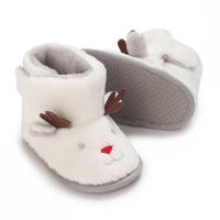 Botas De Otoño Invierno Para Bebés Niños Y Niñas Zapatos De Primera Caminata Cálidos Y Moda Con Bolas Fuzziosas Antideslizantes Para Niños Y Niñas De 0 a 1 Año - details 10