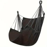 Silla De Hamaca De Tela Individual Con Base Antideslizante Y Bolsa De Almacenamiento Ideal Para Dormitorios Y Relajación - details 2