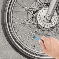 Juego De Llaves Para Spoke De Motocicleta Con Ajuste De Tensión Herramienta De Reparación Para Manillar 10 Piezas Con Punta Dureza 5.0~6.8 - details 5
