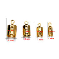 30/50pcs Cuerdas De Acero Inoxidable Doradas Para Pulseras Y Collares Joyería Hecha a Mano Con Tiras De Cierre De Capuchón Y Clip - details 1