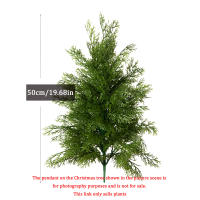 Árbol De Pino Artificial De Navidad 40-50cm Ramas De Ciprés Para Decoración De Jardín Y Hogar Planta De Xmas Para Fiesta De Año Nuevo Y Porche - details 9