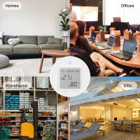 Higrómetro Termómetro WiFi Inalámbrico Sensor De Humedad Con Alarma Por App Para Interior Y Exterior Compatible Con Alexa Y Google Assistant - details 6
