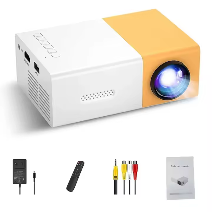 YG300 Proyector Portátil HD 1080P 800 Lumen Enfoque Manual WiFi Bluetooth En Casa Exterior Video LED - 1