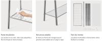 SONGMICS - Perchero para ropa, perchero, perchero, armario, marco de acero, con barra y estante, 33,5 x 92,5 x 153 cm, para dormitorio, vestuario, lavadero, Negro Mate/Plata - details 2