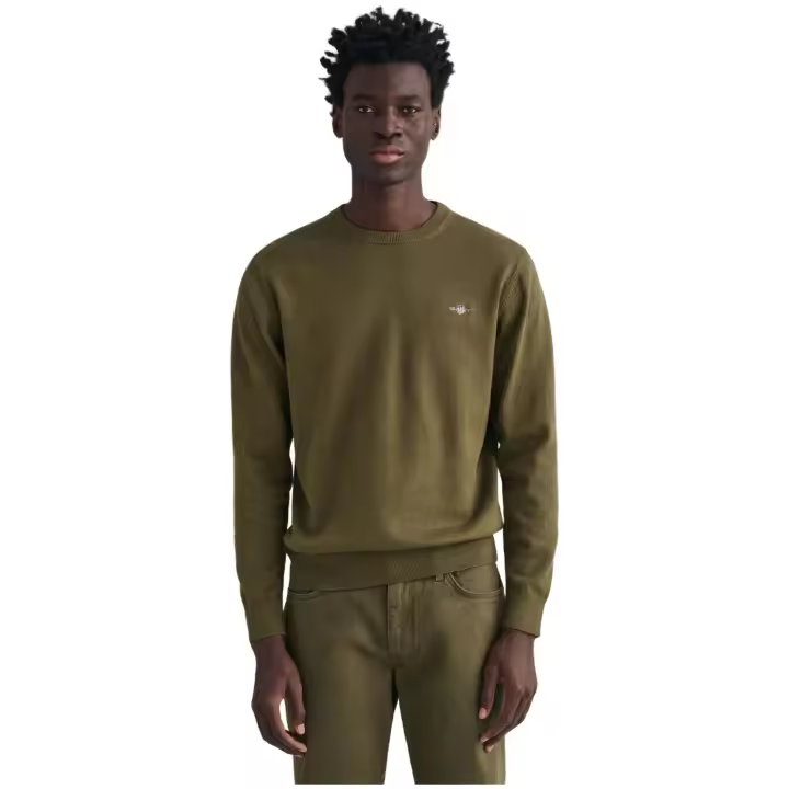 Jersei Gant Classic Cotton C-Neck - 1