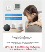 Sensor De Temperatura Y Humedad Tuya Mini Con Pantalla LCD Compatible Con APP Bluetooth Control Remoto Termómetro Y Higrómetro - details 14