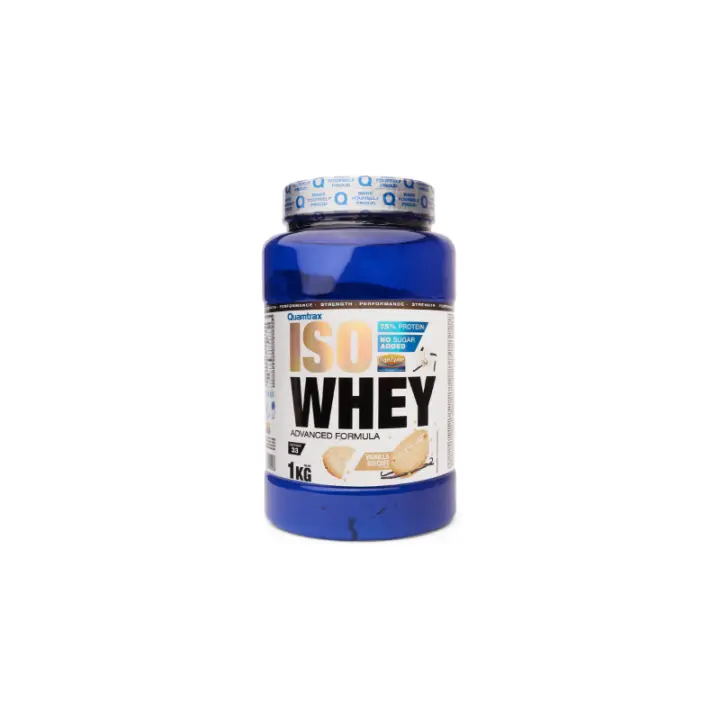 Quamtrax Iso Whey 1 Kg Vainilla-biscuit - 1