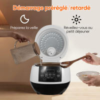 Olla Arrocera Eléctrica - 3L - Potencia 500W - 6 funciones de cocción - tocar - Revestimiento Antiadherente - con cestillo de vapor - details 6
