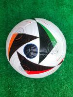 Bola De Fútbol Profesional Tamaño 5 Material PU Cuero Oficial Para Partidos En Práctica Color Negro Para Campo De Grama - details 0
