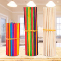 25/50Pcs Palitos De Madera Redondos Para Manualidades Hielo Lollies Y Modelos DIY Suministros De Eventos De Fiesta - details 5