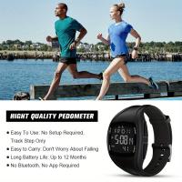 Reloj Digital Para Hombre Deportivo Al Aire Libre Resistente Al Agua Con Pantalla LED Y 5D Pedometro Contador Regulable Reloj Electrónico - details 1