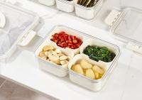 Caja De Aperitivos Portátil Con 8 Compartimentos Y Tapa Contenedor De Alimentos Para Bocadillos Frutas Nueces Y Dulces Material PET+PE Estilo Clásico - details 16