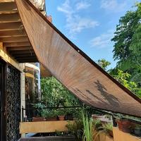 Red De Sombra Marrón anti-UV Toldo Para Jardín Fácil De Instalar Ideal Para Balcones Y Patios - details 0