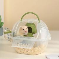 Jaula De Viaje Para Hamster Accesorios De Mascotas Caja Portátil Para Animales Pequeños Mantener Caliente Al Salir - details 5