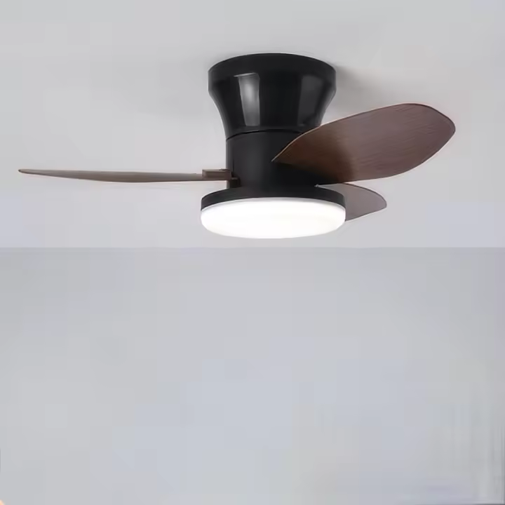 ER 65-88cm Silencioso Luz Ventilador,Pequeño Luz Ventilador Techo with Mando a Distancia,3 LED light mode,6Velocidades - 1