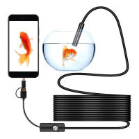 Cámara De Endoscopio Android Con 6 LED Ajustables IP67 Impermeable 1m 2m 5m Micro Cámara De Inspección Video Tubo Serpiente Borescope - details 10