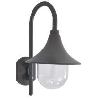 vidaXL Lámpara de Pared de Jardín Aluminio 42 cm Iluminación Luz Patio Color Blanco,  Bronce,  Verde oscuro y mas - details 1