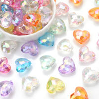iYOE 20pcs Corazones Grandes Brillantes De Cristal Acrílico Cuentas Sueltas AB Para La Fabricación De Joyas Collar Pendiente Pulsera - details 7