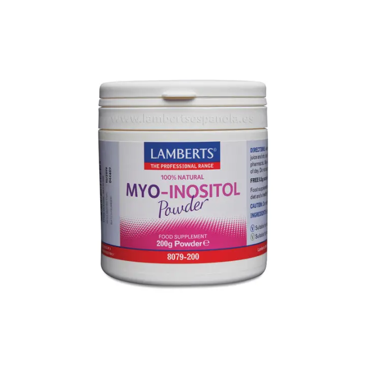 LAMBERTS MYO INOSITOL EN POLVO 100% NATURAL 200 GR - 1