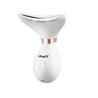 CkeyiN Máquina De Levantamiento Facial Y Cuello Masajeador Fototerapia Instrumento De Masaje Ocular Vibration Anti Arrugas Eliminador De Doble Mentón - details 15