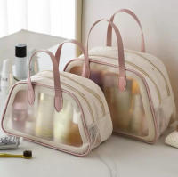 MEJORADA MT-103 Neceser de Maquillaje Impermeable con Separación Seco/Húmedo – PVC Transparente, Disponible en Dos Tamaños - details 6