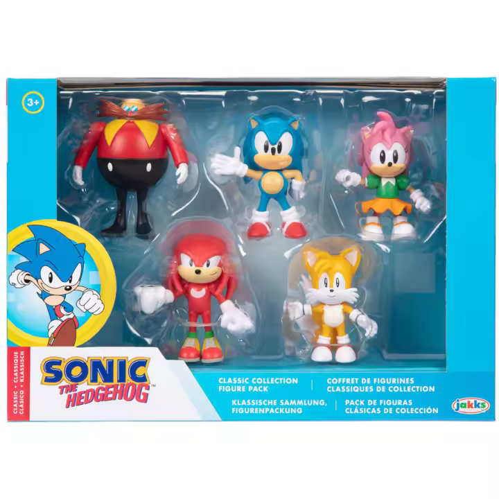 Blister 5 figuras Sonic The Hedgehog  6cmFigura  Coleccionable - Idea de Regalo- Mercancia Oficial - Juguetes para Niños y Adultos - Movies Fans - Muñeco para Coleccionistas y Exposición - 1