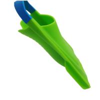 Nuevo juego de pies de silicona para entrenamiento de natación, aletas especiales para braza, estilo libre, profesionales, dobles aletas cortas, ligeras. - details 19