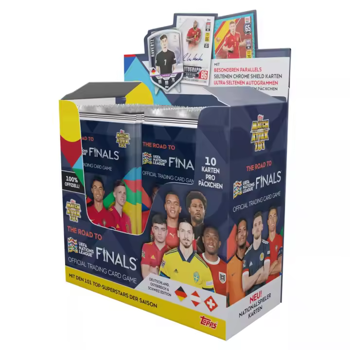 Sobres Sueltos Topps Road to UEFA Nations League Finals Match Attax 101 2022 Pedri Ibrahimovic Haaland Lewandowski Bale Cristiano Ronaldo - 1
