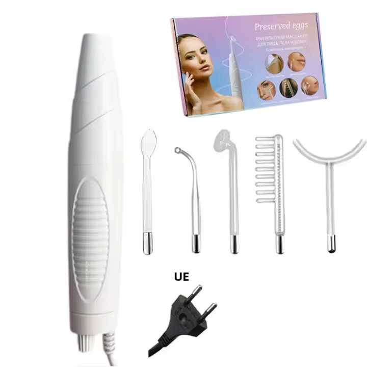 Máquina De Tratamiento Facial Portátil With 5 Tubos Onda De Alta frecuencia - 1