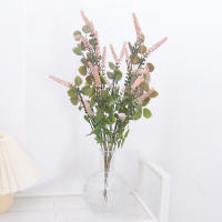 Rama De Lavanda Y Eucalipto Artificial Para Decoración De Boda Y Vaso Flor Sintética Para Arreglo Floral DIY - details 6