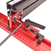 1Pc Conector De Aluminio Para Rieles De Madera En Trabajo Manual Herramienta De Fijación Para Mesa De Router Y Trabajo De Oficina - details 0