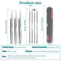 Herramienta De Limpieza De Pores Y Remoción De Acné Con Agujas Para Eliminar Quistes Y Manchas En La Piel Set De 5/8 Piezas - details 9