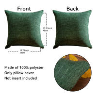 Funda De Cojín De Estilo Otoño Invierno Caliente Para Decoración Del Hogar 45x45cm Sólida 1PC Cubierta De Almohada Para Sofá NAPEARL - details 2