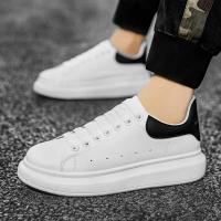 Zapatos De Cuero Blanco Para Hombre Zapatillas Deportivas Transpirables Plataforma Casual Para Caminar Y Correr Zapatos De Tenis Para Mujer - details 9