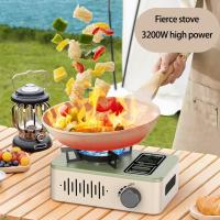 Estufa de gas al aire libre Horno de casete doméstico portátil a prueba de viento Cas olla caliente estufa de barbacoa salvaje - details 4