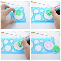 Juego De Dibujo Spirograph Con Plantillas Geométricas Y Flores Para Niños Juguete Educativo Creativo De Artesanía Y Pintura Sin Baterías Material Plástico - details 5
