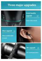 Auriculares Inalámbricos Con Micrófono HD Y Control De Volumen Tipo C Y 3.5mm Para iPhone15/16 Samsung Galaxy Estéreo 9D Auriculares Con Cancelación De Ruido Activa - details 2