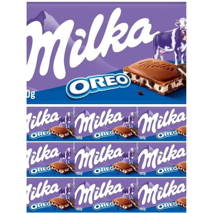 Milka y Oreo 10Unidades10 x 100 g