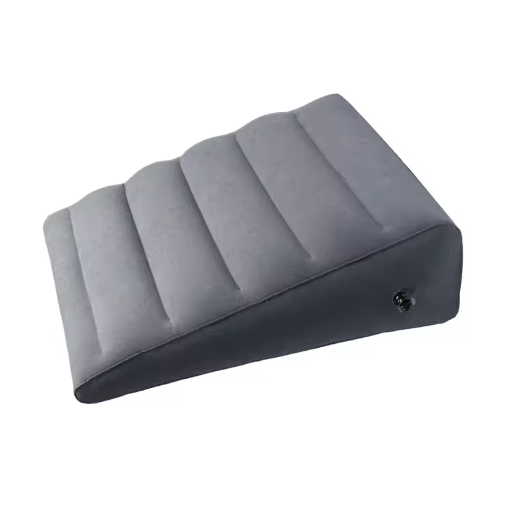 Almohada De Viaje Para Camping Soporte De Rodilla Portátil Inflable Elevación De Piernas Almohada De Pies De PVC Almohada De Espalda - 1