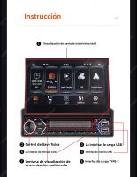 Reproductor Multimedia Para Coche Universal 7" 1din Pantalla Retráctil Android Auto Carplay USB BT FM Video Intelligent Vehicle System - details 15