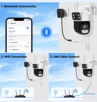 Cámara De Seguridad IP Hiseeu Wifi Con Lente Dual 4X Zoom Digital AI Detecta Humanos ONVIF Pantalla Completa 4K 8MP Exterior PTZ - details 14