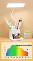 Lámpara De Escritorio LED Protección Ocular Para Estudio Dormitorio USB Potenciado Pequeña Lámpara De Mesa Para Dormitorio Lectura Antes De Dormir Moderna - details 3